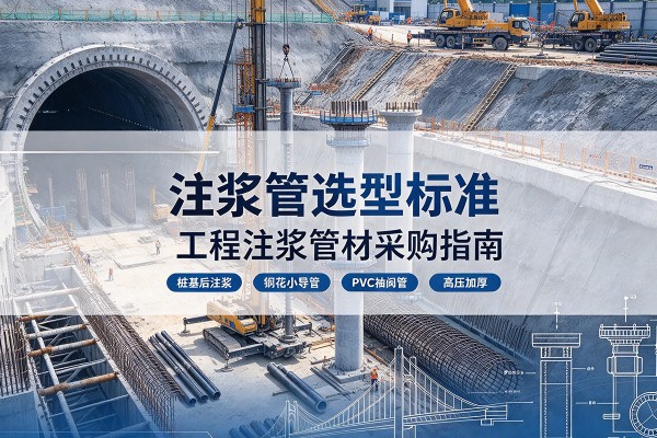 蕉城注浆管选型标准